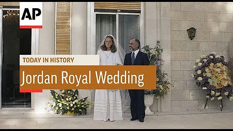 King Hussein Marries Lisa Halaby - 1978 | Today In...