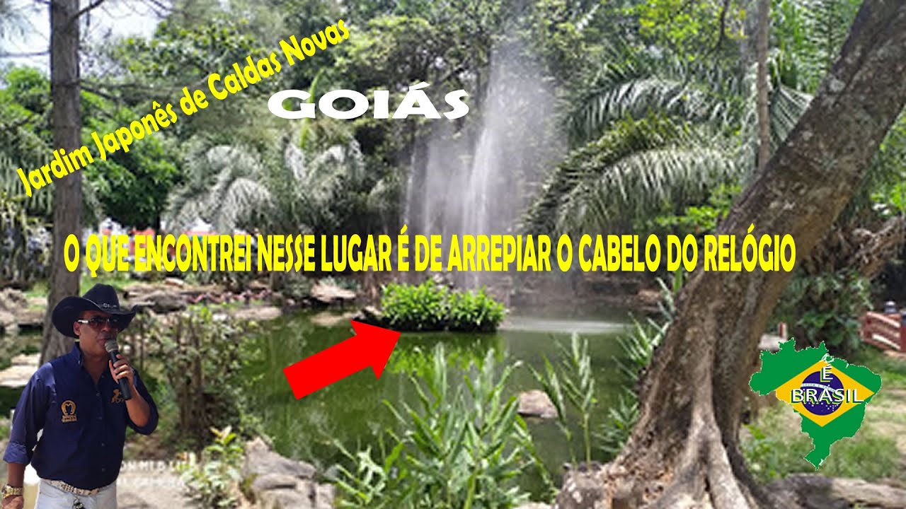 O que encontrei no Jardim Japonês Caldas novas é curioso!