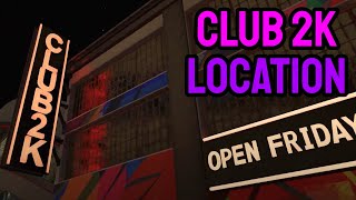 CLUB 2K LOCATION IN NBA 2K23 - YouTube
