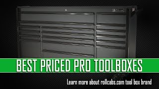 RollCabs brand "CDX" Tool Boxes: Professional Features Without the Big Price!