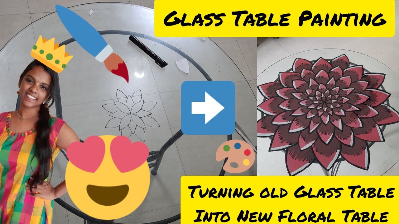 Reverse Painting on Glass diy acrylicpainting glasspainting 