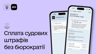 Як сплатити штраф за адмінпорушення онлайн — судові штрафи в Дії