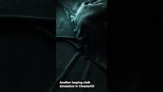 Another looping cloth simulation in Cinema4D