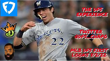 THE DFS EXPERIENCE MLB DFS FIRST LOOKS 8/2/22