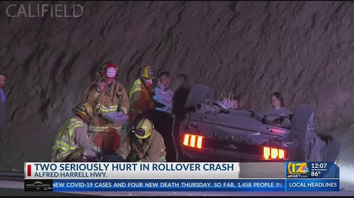 Two seriously injured in rollover crash on Alfred ...