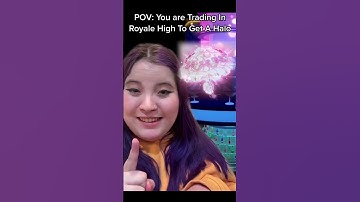 POV: You Are Trading In Royale High To Get A Halo #shorts #roblox