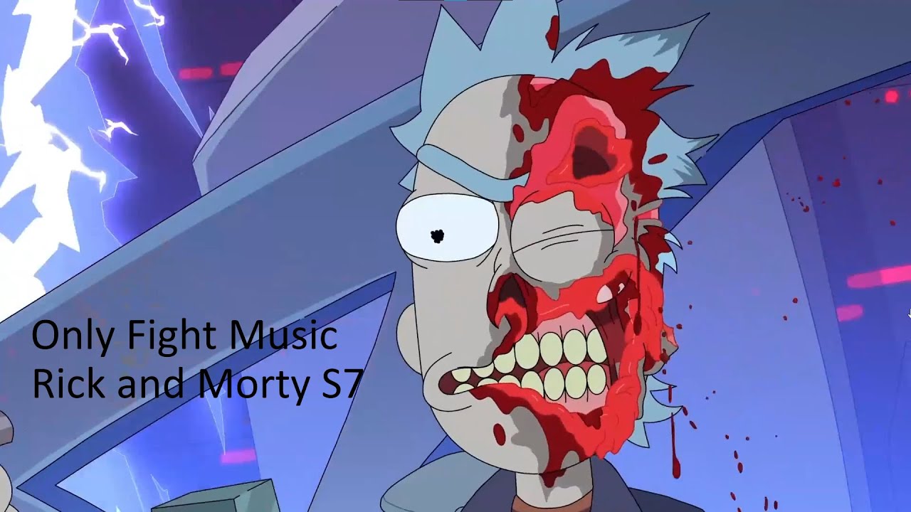 Rick Vs Rick Prime Fight Music Only Music Fight   Rick And Morty Season 7 Unreleased Music