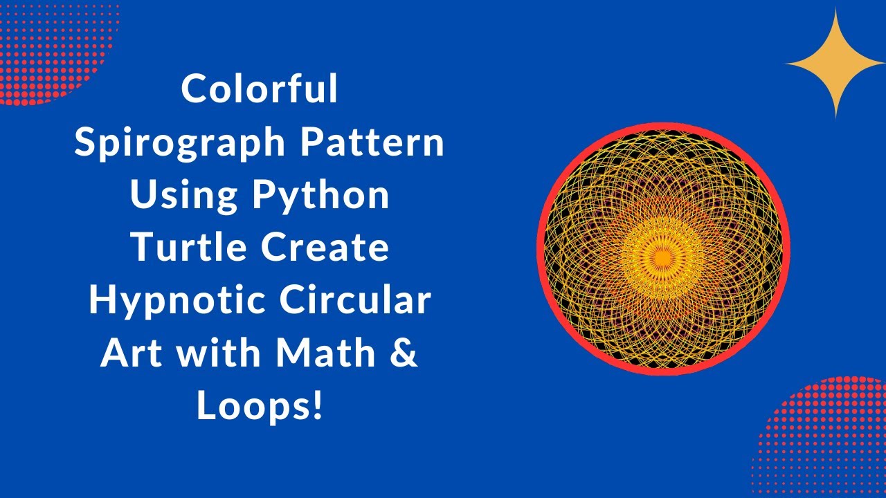 🌀 Create a Stunning Spirograph with Python Turtle | Step-by-Step Guide ...