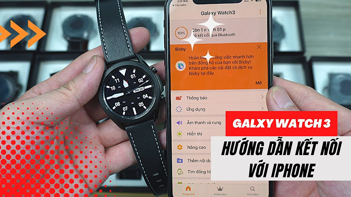 Hướng dẫn kết nối galaxy watch với iphone Informational, Commercial