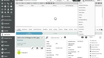 Using the All, In Progress, Won, and Lost buttons (Maximizer CRM Live Opportunities window)