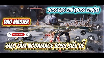Where Winds Meet | Mẹo làm thử thách no damage Boss siêu dễ Boss Đạo Chủ (3 con Chuột con)