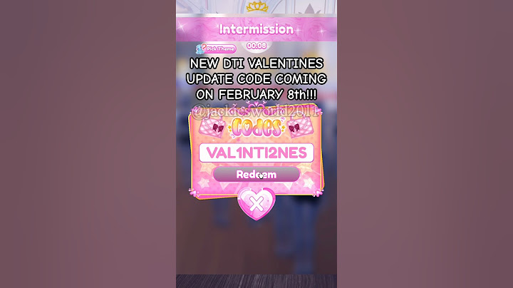 *NEW* VALENTINES DTI UPDATE CODE!!! #roblox #dti #dresstoimpress #valentine #new #dticodes #update