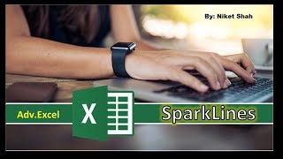 Advance Excel | Spark-lines In Hindi Advance Excel | Spark-lines In Hindi