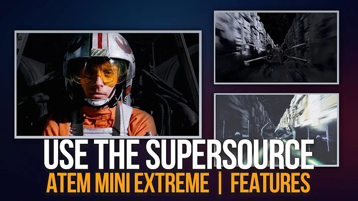 HOW TO SETUP AND USE THE SUPERSOURCE | ATEM Mini E...