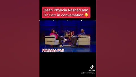 Phylicia Rashad in conversation with Dr Carr at Ho...