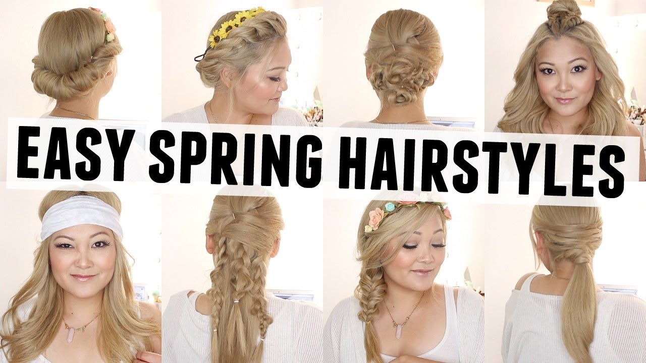 Easy Spring Hairstyles - YouTube