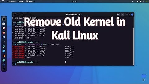 How to Remove Old Kernel in Kali Linux