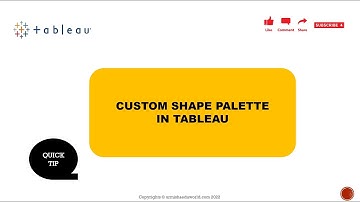 Custom Shape Palette in Tableau