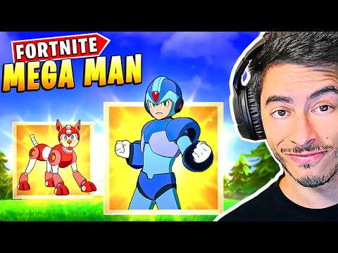 HE'S HERE! MEGA MAN IN FORTNITE