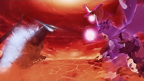 Godzilla in Hell VS Destoroyah Variants | Animation pt1