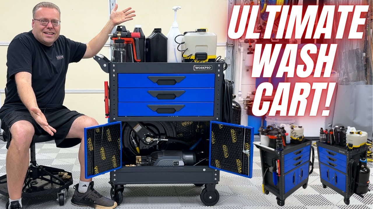 The Ultimate DIY Wash Cart | Reducing The Active 2.3's Noise Level | Version 6