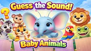 Speak English with Animals! 🐘 Fun Guessing Flip & Flash Game for Kids First Words Learning Toddlers screenshot 5