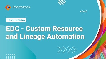 EDC - Custom Resource and Lineage Automation