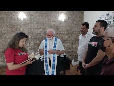 Dom Luciano Bergamin - Bispo Emérito da Diocese de Nova Iguaçu - abençoa a ComCausa