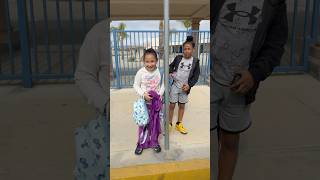 Mom & Dad leave kids at School for being bad! #shorts
