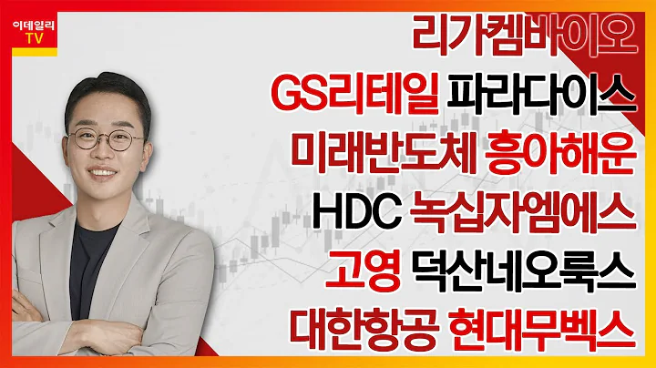 리가켐바이오, GS리테일, 파라다이스, 미래반도체, 흥아해운, HDC, 녹십자엠에스, 고영, 덕산네오룩스, 대한항공, 현대무벡스_김현구의 주식 코치 2부 (20241102)