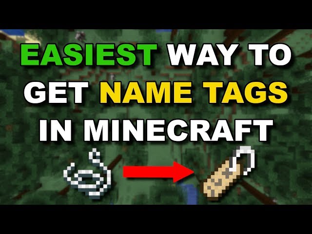 1.16+) EASIEST WAY TO GET NAMETAGS IN MINECRAFT (Best Methods