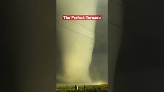 The Perfect Tornado Spinning Over Open Terrain #tornado #stormchasing #stormchaser