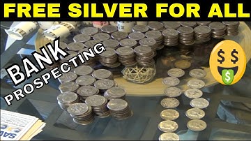 FREE SILVER FOR ALL (AMAZING RESULTS) HOW TO Coin Roll Hunt # 1 Searching & Hunting Old Silver Coins