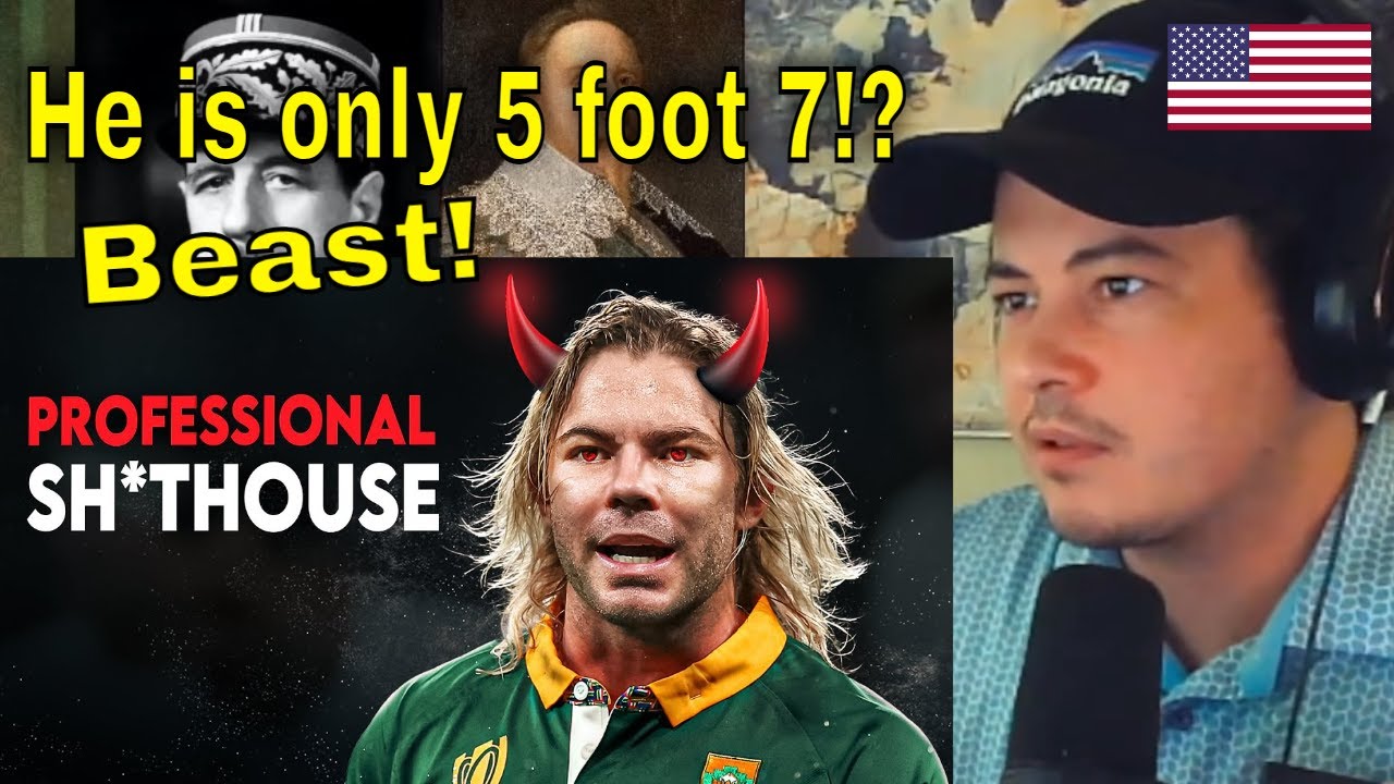 American Reacts Faf de Klerk's ICONIC Rugby Sh*thousery!