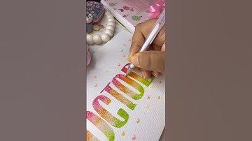 Beautiful way of writing month names😍☁️🌸#lettering #trending #handlettering #october