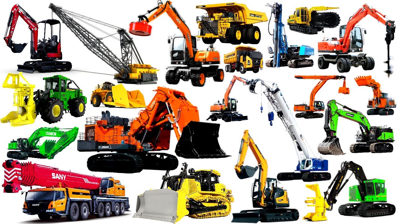 Удивительные экскаваторы и тяжёлое оборудование | Экскаватор, экскаватор-бур, экскаватор, молот, ...