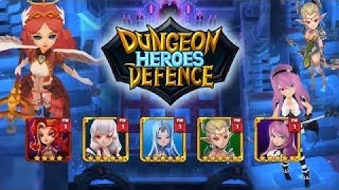 Dungeon Heroes Defense android game first look gameplay español 4k UHD