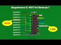 DASAR Prinsip Kerja IC 4017 B | Analisa Logika 1/0