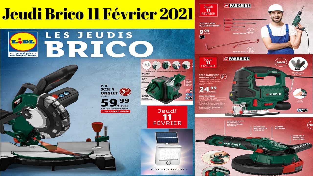 Catalogue Lidl Bricolage 2021