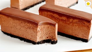 Chocolate Mousse No Oven no bake No Gelatin Chocolate Mousse 奥利奥巧克力慕斯 无需烘焙 无烤箱