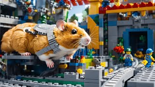 Hamster Escape  Prison Maze - Hamster Lego Obstacle Course