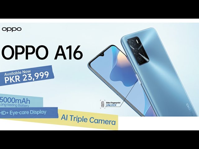 Oppo A16 256 GB Blue