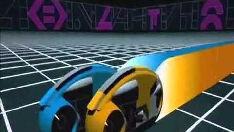 1982 Tron Light Cycle Race - film clip