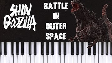 Shin Godzilla: "Battle in Outer Space" | Piano