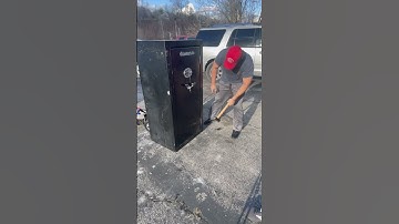 Breaking open a Sentry safe