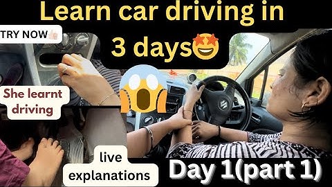 My Sister’s First Driving Lesson | Teaching Her to Drive (Day 1, Part 1)