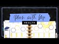 My Rain or Shine Planner Challenge Theme :: Plan with Me Classic Happy Planner Fitness Health Layout