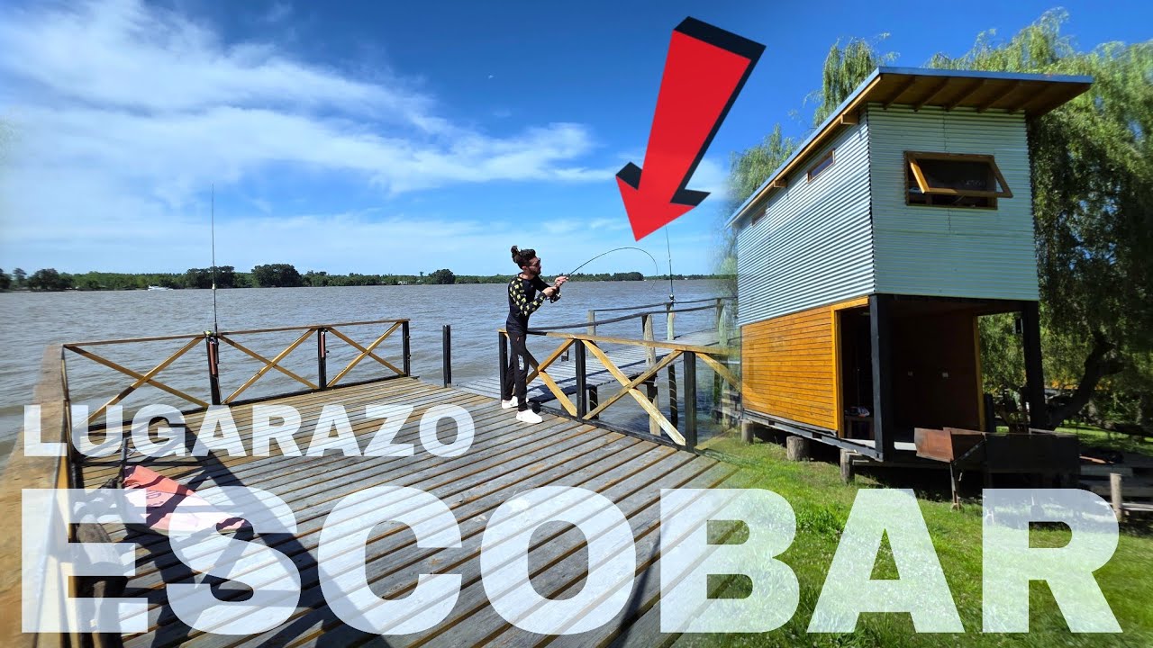 PESCA EN ESCOBAR, TERRIBLE ESTE CAMPING NUEVO, CERO ENGANCHE, CON SOMBRA, CASA Y PROVEEDURIA!