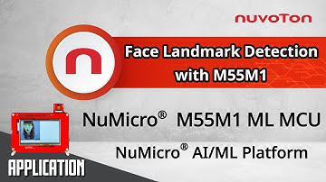 NuMicro® M55M1 MCU’s AI application – Face Landmark Detection