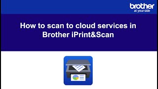 How to scan to cloud services in Brother iPrint&Scan Desktop screenshot 5